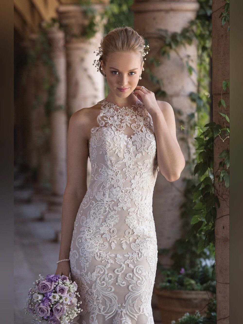 Sincerity Bridal by Justin Alexander Size 14 Altered Fit & Flare Wedding Dress